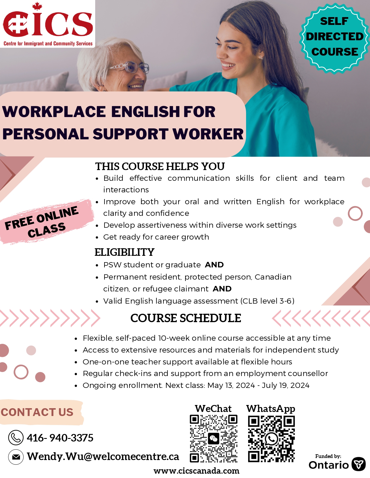 Workplace English for Personal Support Workers